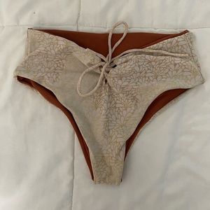 High waisted bikini bottoms